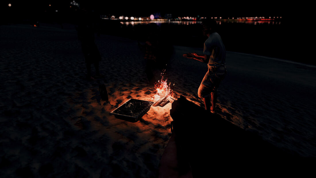 Beachside Campfire