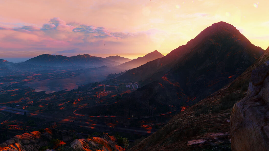 Mount Chiliad at Dusk
