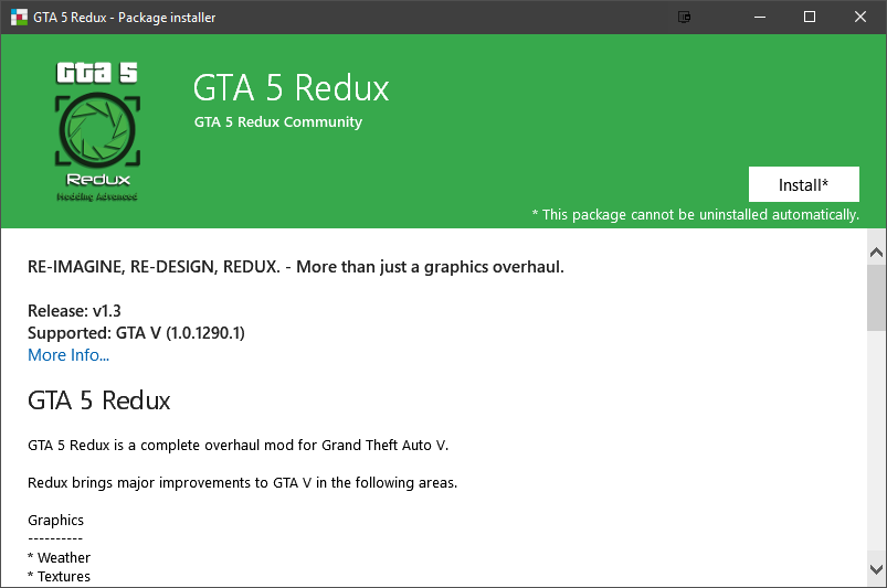 can you run gta 5 redux mod on cracked game?