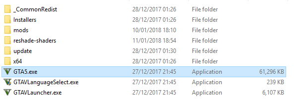 gta 5 exe file from steam